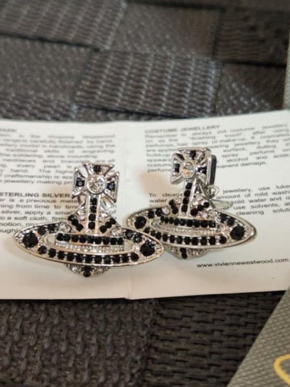 Vivienne Westwood orb earrings